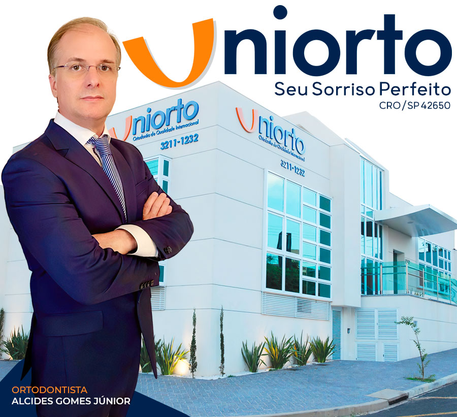 Dr. Alcides Gomes Júnior, ortodontista responsável pela Uniorto